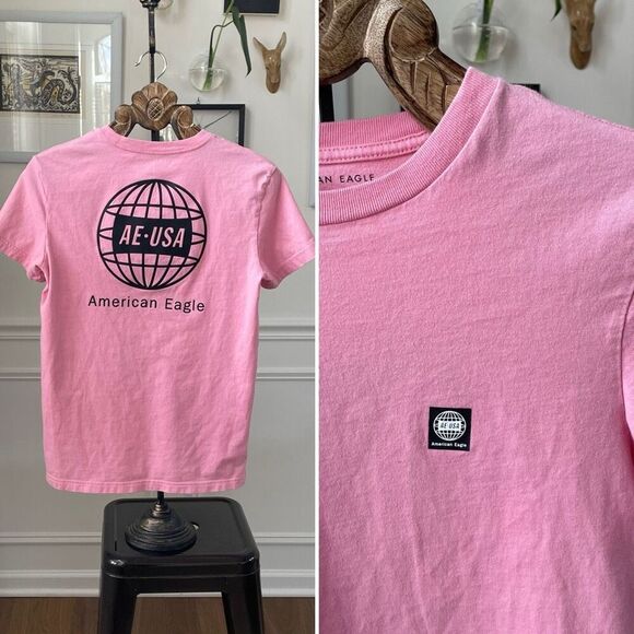 American Eagle Outfitters Other - American Eagle Pink Short Sleeve Cotton Tshirt XS